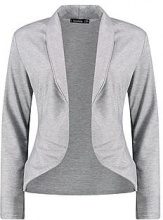BOOHOO Leila blazer in jersey con risvolto