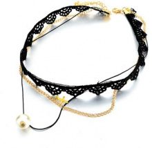 LESARA Collana tripla con croce