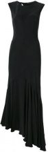 SIMONETTA RAVIZZA - Simonetta Ravizza - Vestito asimmetrico con dettaglio increspato - women - Silk - 40, 42 - Nero