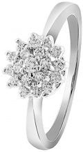 DIAMOND LINE Diamond Line 14_k_(585) oro bianco palla Diamante