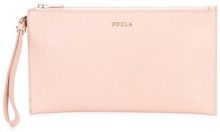 FURLA Furla - Clutch Babylon - women - Leather/Viscose/Nylon - OS - Rosa & viola