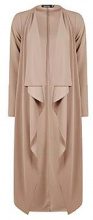 BOOHOO Tall salana giacca spolverino a cascata
