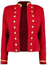 BOOHOO Abigail Military Crop Jacket