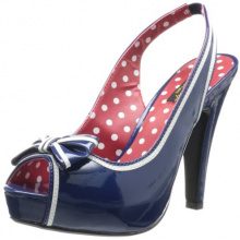 PLEASER Pleaser Bett05/Nbpt, Scarpe col Tacco da Donna, Blu(Blue (Navy Blue)), 41