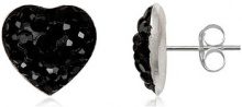 FASHIONVICTIME Orecchini Fashionvictime Orecchini Cuore Donna - Gioiello Argento 925 - Cristalli Swarov