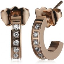 MIKE ELLIS NEW Y... Mike Ellis - Orecchini ad anello, Zirconia, Acciaio inossidabile
