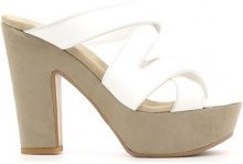 GRACE SHOES Sandali Grace Shoes P219TC Sandalo tacco Donna Bianco
