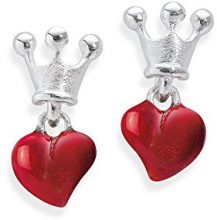 HEARTBREAKER Heartbreaker - Orecchini a lobo da donna, argento sterling 925 e smalto, cod. LD LP 22 RM
