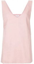 VENROY - Venroy - Canotta con scollo a V - women - Linen/Flax - XS , S - rosa