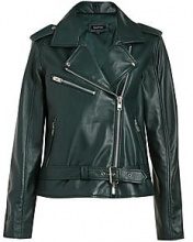 BOOHOO Lily Leather Biker Jacket