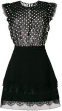 ELISABETTA FRANCHI Elisabetta Franchi - Abito con corpetto a pois - women - Cotton/Polyester/Polyamide - 42 - BLACK