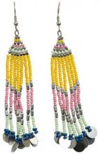 PIECES PIECES Colourful Pearl Earrings Women Silver