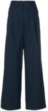 ODEEH Odeeh - Pantaloni a palazzo - women - Cotton - 34, 38 - BLUE