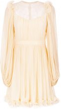 REINALDO LOURENÇO - Reinaldo Lourenço - lace inserts dress - women - Silk - 40 - Color carne & neutri
