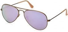 RAY-BAN Ray-Ban Rb 3025, Occhiali da Sole Unisex-Adulto, Bronzo (rosa lampo), 55 mm