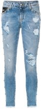 JOHN RICHMOND John Richmond - distressed skinny jeans - women - Cotone/Spandex/Elastane - 28, 30, 31 - Blu