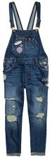 SUPERDRY Superdry G80004YP, Salopette Donna, Blu (Badged Indigo), Medium (Taglia produttore:M)