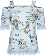 BODYFLIRT Blusa a fiori con pizzo (Blu) - BODYFLIRT