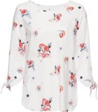 RAINBOW Blusa con maniche da annodare (Bianco) - RAINBOW