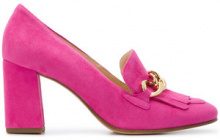HOGL Hogl - Pumps con catena - women - Suede/Leather/rubber - 38.5, 41, 41.5 - Rosa & viola