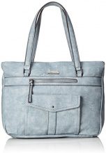 TAMARIS Tamaris Adriana Shopping Bag - Borse a secchiello Donna, Blau (Light Blue), 12x32x34 cm (B x H T)
