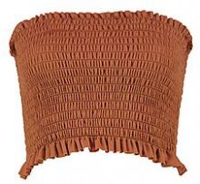 BOOHOO Allison fascia con increspature