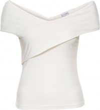 BODYFLIRT Maglia con spalle scoperte (Bianco) - BODYFLIRT