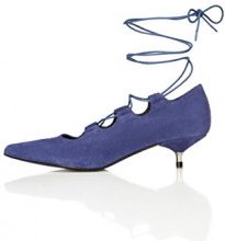 FIND FIND Scarpe con Tacco Donna, Blu (Blue), 39 EU