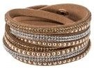 SWEET DELUXE sweet deluxe WANDA Bracciale brown/crystal/topaz/gold