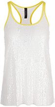 MARC CAIN SPORTS Marc Cain Sports GS 61.18 J94, Canottiera Donna, Bianco (White 100), 40(Taglia del Produttore: N1 / 34)