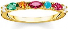 Thomas Sabo Anello Veretta Donna – TR2141-051-14 – Argento Sterling 925 Con Zirconi Bianchi – Modello Together