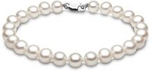 KIMURA PEARLS Kimura Perles Donna 9 cts (375) Oro bianco Ronde bianco Perla FINENECKLACEBRACELETANKLET