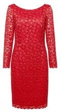 ESPRIT COLLECTION ESPRIT Collection 018eo1e010, Vestito Donna, Rosso (Berry Red 625), 46 (Taglia Produttore: 40)