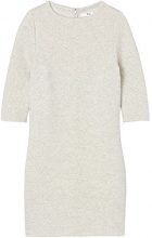 FIND FIND Vestito Dritto a Coste Orizzontali Donna , Grigio (Grau), 42 (Taglia Produttore: Small)