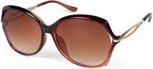Occhiali Da Sole Modello Cat Eye Montatura Argento E Lenti Azzurre Cod 8050235256842