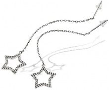 GOLDMAID Goldmaid Orecchini da Donna Argento ossidato Brillante Zirconia Cubica
