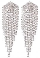 SWEET DELUXE sweet deluxe Orecchini silvercoloured/crystal