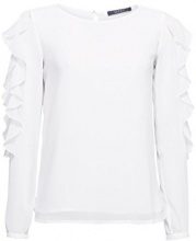 ESPRIT COLLECTION ESPRIT Collection 038eo1f015, Camicia Donna, Bianco (off White 110), 46 (Taglia Produttore: 40)