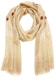 STEFANEL Stefanel Seta Habotai A Pois, Sciarpa Donna, Multicolore 2201, UN