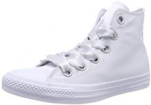 CONVERSE Converse Ctas Big Eyelets Hi, Sneaker a Collo Alto Donna, Bianco Pure Platinum 082, 37.5 EU
