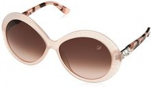 SWAROVSKI Swarovski SK0071-6074F, Occhiali da Sole Donna, Rosa (Pink/Gradient Brown), 60