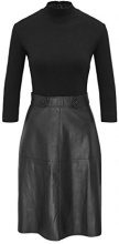 APART FASHION APART Fashion 36876, Vestito Donna, Nero Schwarz, 42