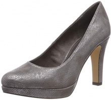 S.OLIVER s.Oliver 5-5-22417-21, Scarpe con Tacco Donna, Argento (Silver Snake 947), 42 EU