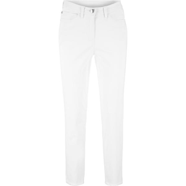 Bonprix Donna Abbigliamento Pantaloni e jeans Pantaloni Pantaloni capri Bianco Pantaloni capri con elastico in vita 