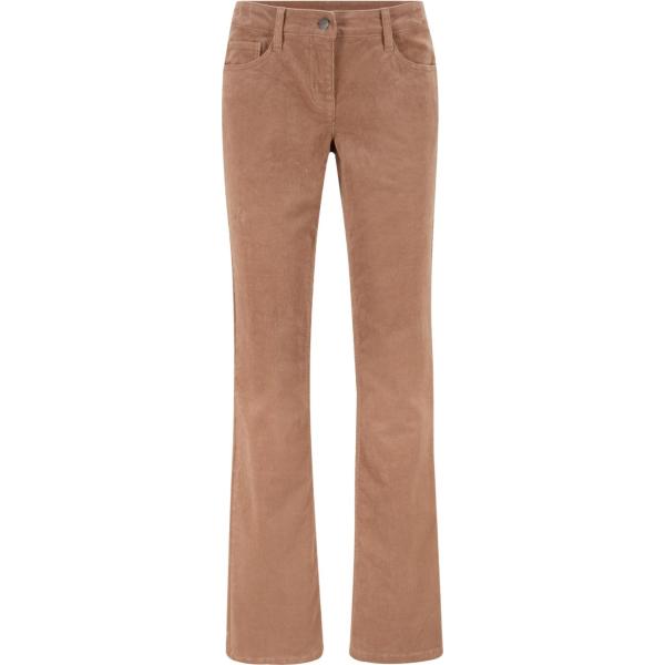 Pantaloni da donna in marrone in velluto Bpc Bonprix Collection | Bantoa