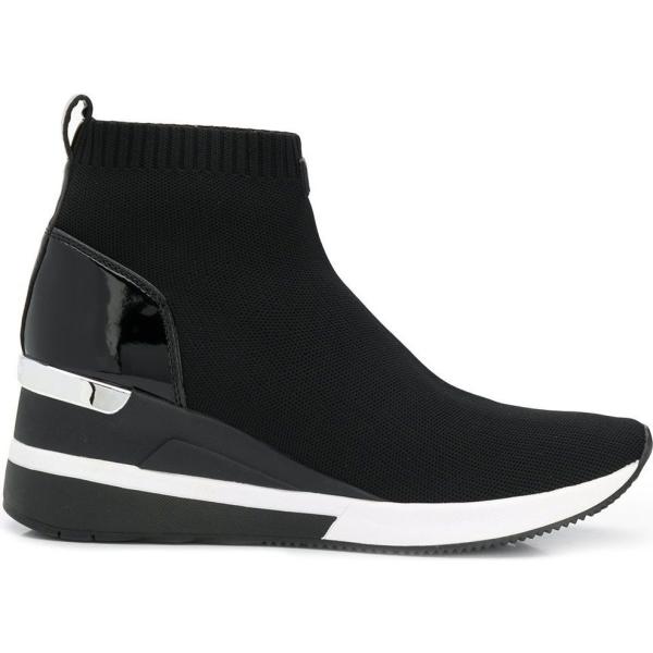 Sneakers alte da donna in nero a punta tonda in poliestere Michael Michael  Kors | Bantoa