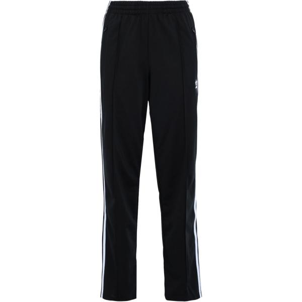 Pantaloni da donna in nero a vita alta con zip in poliestere Adidas  Originals | Bantoa