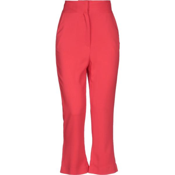 Saca la aseguranza Debe curva Pantalones mujer rojo cintura media con cremallera viscosa Simona  Corsellini | Bantoa