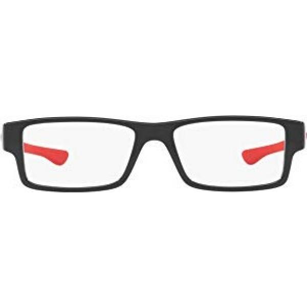 Gafas graduadas hombre negro efecto charol Oakley | Bantoa