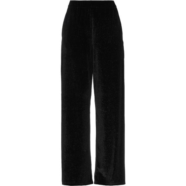 Pantaloni da donna in nero con paillettes a vita media in poliestere Sh By  Silvian Heach | Bantoa